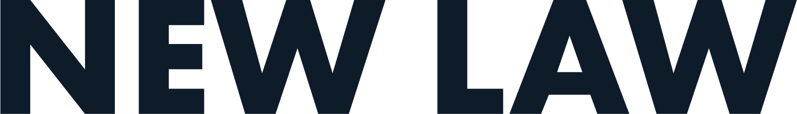 NewLaw Logo - Horizontal Navy