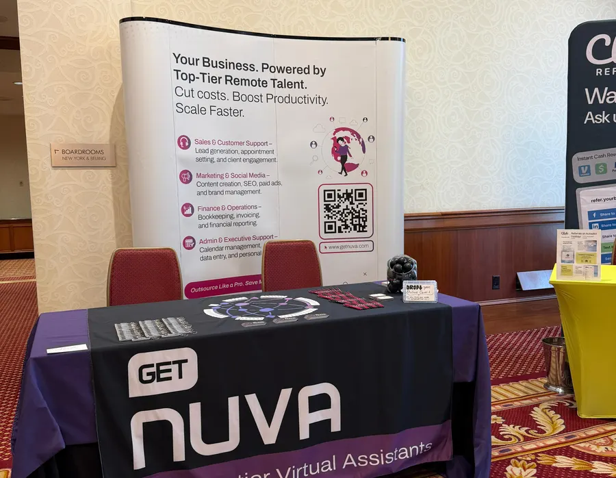 The GetNuva booth at CleanCon 2026